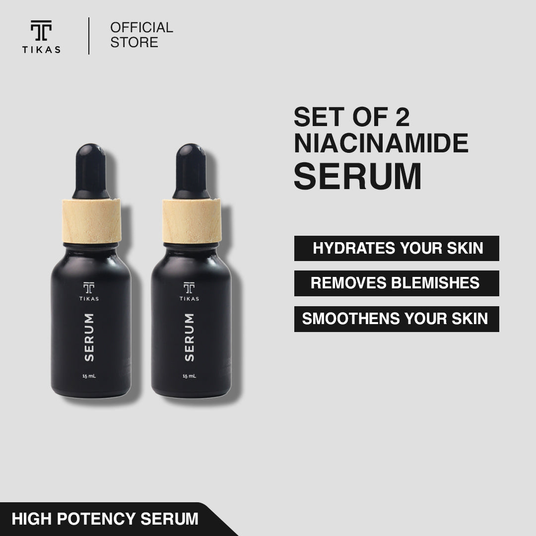 [Set of 2] Tikas Facial Serum Niacinamide Plus Zinc - SAVE 103 Pesos!